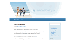 Desktop Screenshot of blog.poradniaperspektywa.pl