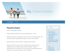Tablet Screenshot of blog.poradniaperspektywa.pl